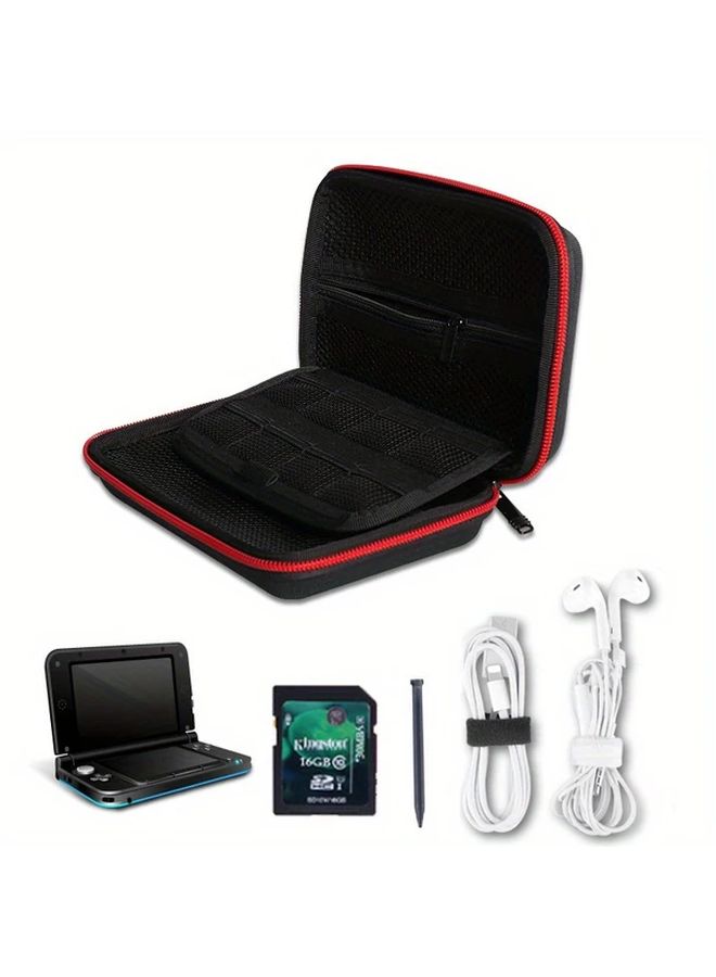 حافظة تخزين ألعاب إيفا الحمراء الصلبة لمنظم بطاقات DS و3DS وSwitch - Image 3
