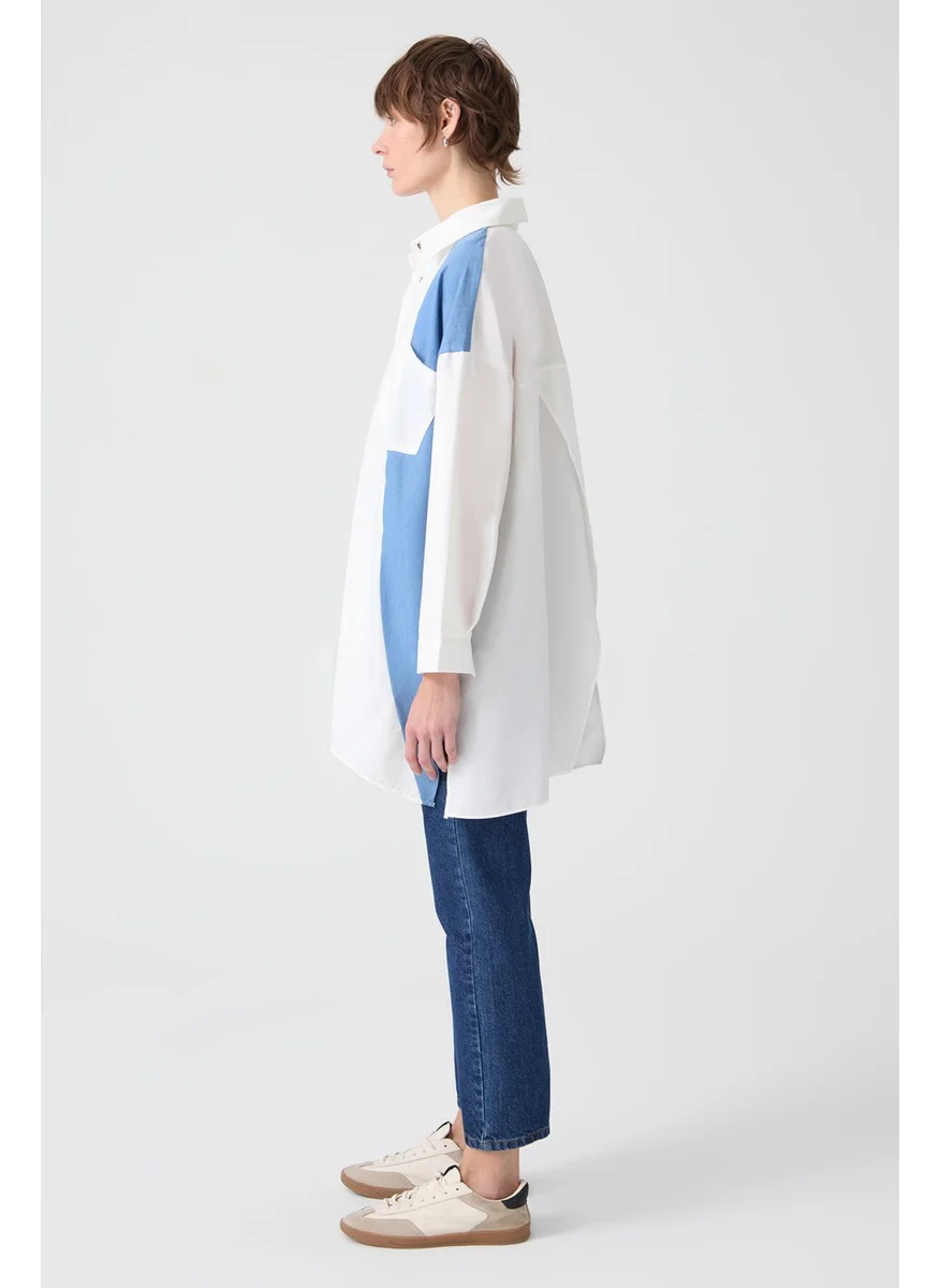 توتشي Denim Detailed Shirt