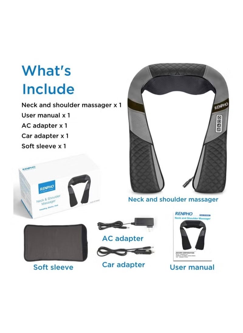 RENPHO - Shiatsu Shoulder Massager with Electric Deep Tissue Kneading Massage - Image 1