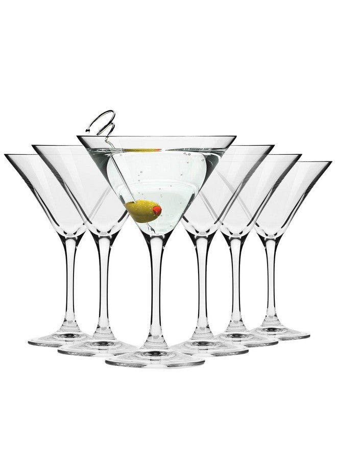Krosno Krosno Martini Cocktail Glasses, Set of 6, 8.1 oz, Avant Garde Collection, Ideal for Cocktails, Frozen Desserts, Dishwasher Safe, Made in Europe  - Image 1