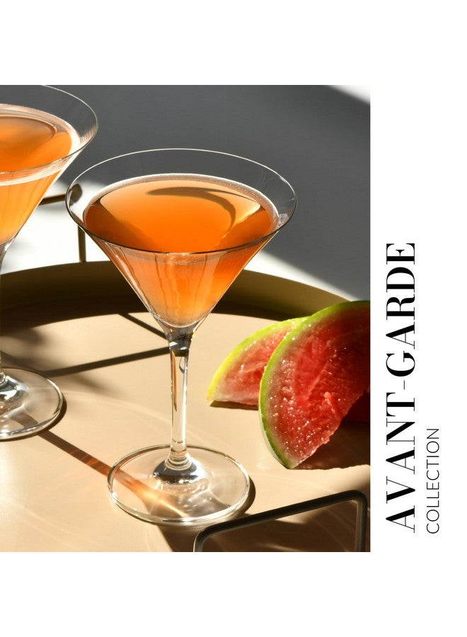 Krosno Krosno Martini Cocktail Glasses, Set of 6, 8.1 oz, Avant Garde Collection, Ideal for Cocktails, Frozen Desserts, Dishwasher Safe, Made in Europe  - Image 5