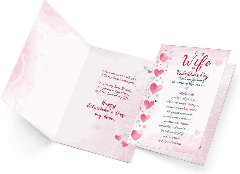 Beixian Valentines Day Cards Gifts for Wife from Husband, Unique Wife Valentines Day Gifts for Her -8x5.3 Inches, Double-Sided - Image 4