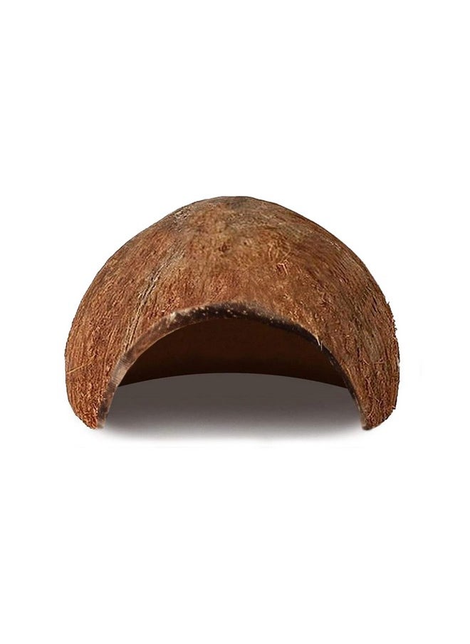 SunGrow - Betta Fish Cave, Habitat Made From Coconut Shell, SoftTextured Smooth Edged Spacious Hideout, For Resting And Breeding, 1 Pc - Image 1