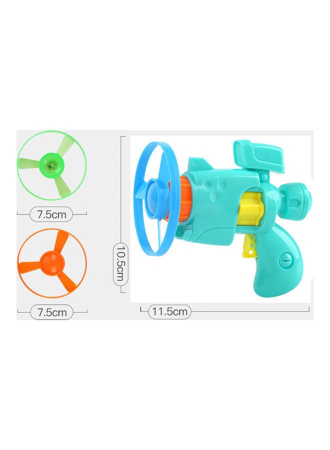 NIBEMINENT Flying Wheel Pistol Toy Set 11.5x10.5x3cm - Image 2