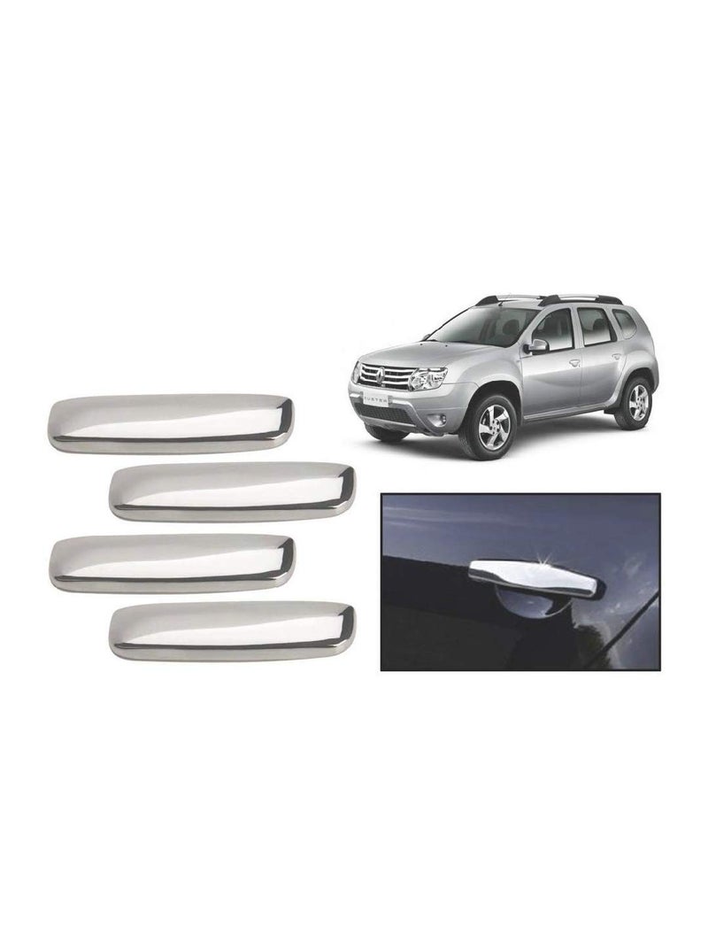 SDR Car Chrome Plated Door Handle Latch Cover for Renault Duster (Set of 4) - Image 5