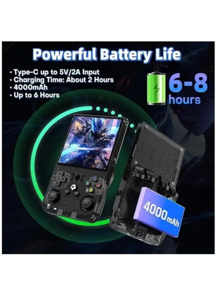 ELTRAZONE R36 MAX Retro Handheld Game Console, 3.5-inch IPS Display, Linux Gaming System, 64GB/128GB Storage, Portable Video Game Player - Image 4