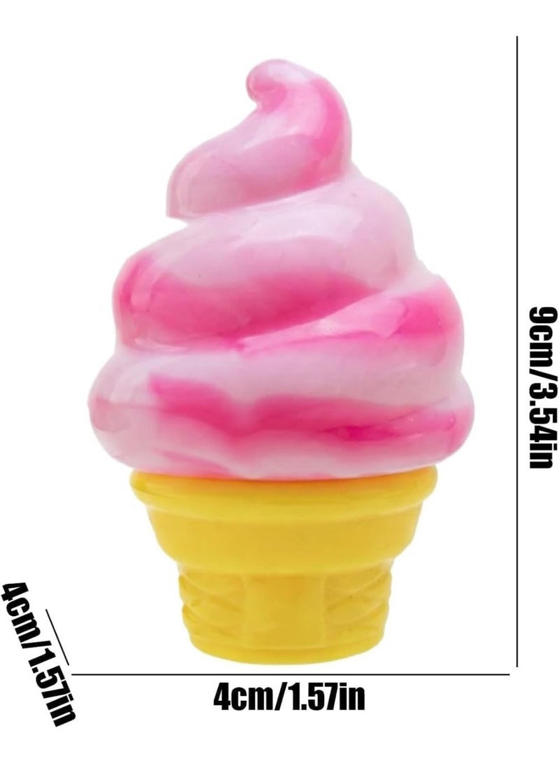 Needoh Nice Cream Cone - Sensory Squeeze Toy - Pink - Image 4