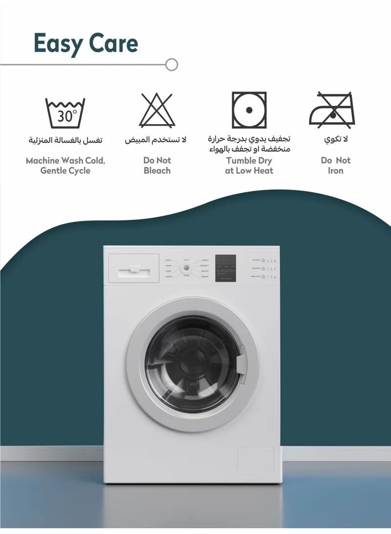 دوناتيلا طقم مفرش سرير 2 قطعة مقاس مفرد ونص يناسب سرير 120×200 , تصميم مشجر انيق , مايكروفايبر فائق النعومة , يناسب جميع الفصول