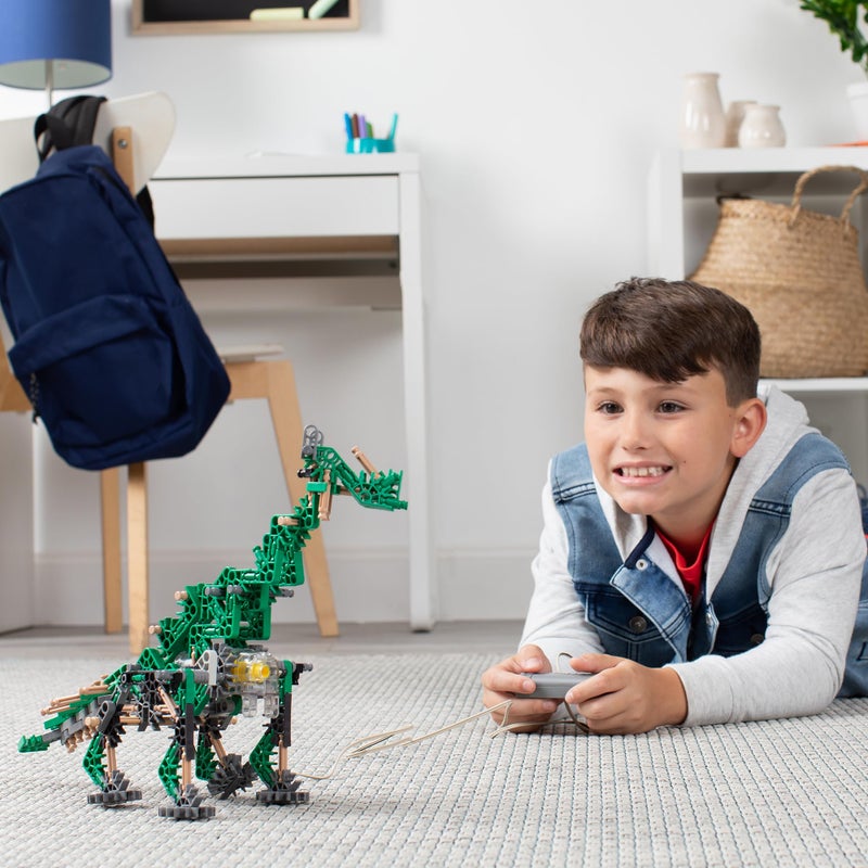 K'NEX KNEX KNEXosaurus Rex Motorized Dinosaur Set 255 Pieces STEM Building Engineering Play Kid Construction Set Ages 7 - Image 5