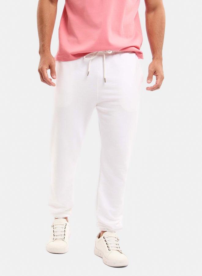 Premoda Men's Basic Jogger Regular Fit Sweatpants White - Image 3