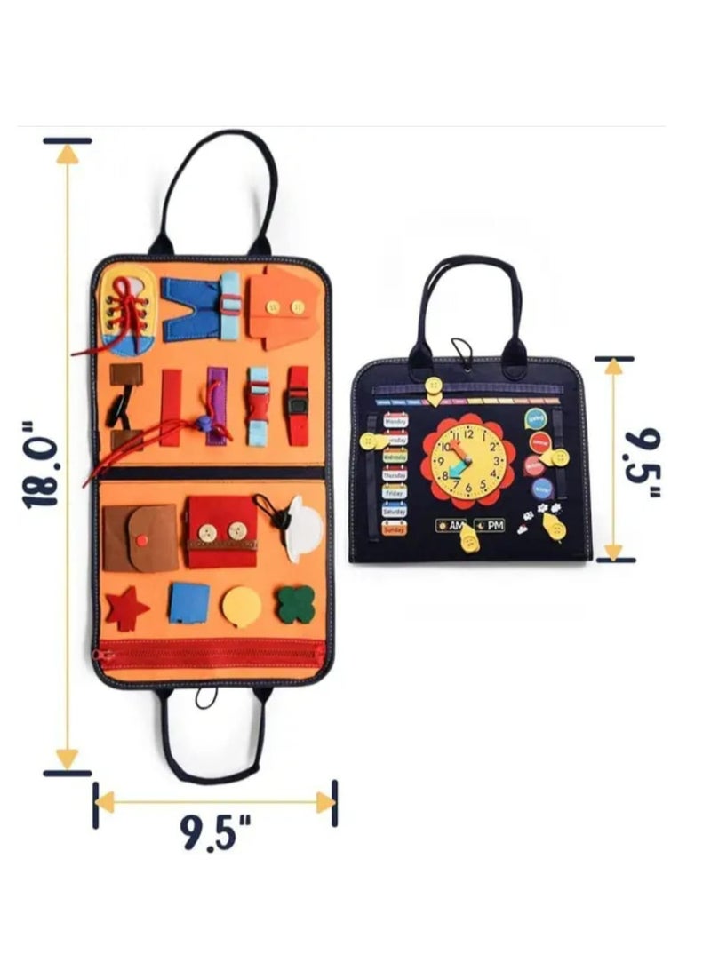 Kids Educational Busy Board – Interactive Learning and Sensory Activity Kit, Educational Toys for Kids, Special Needs Skills Activity - Image 2