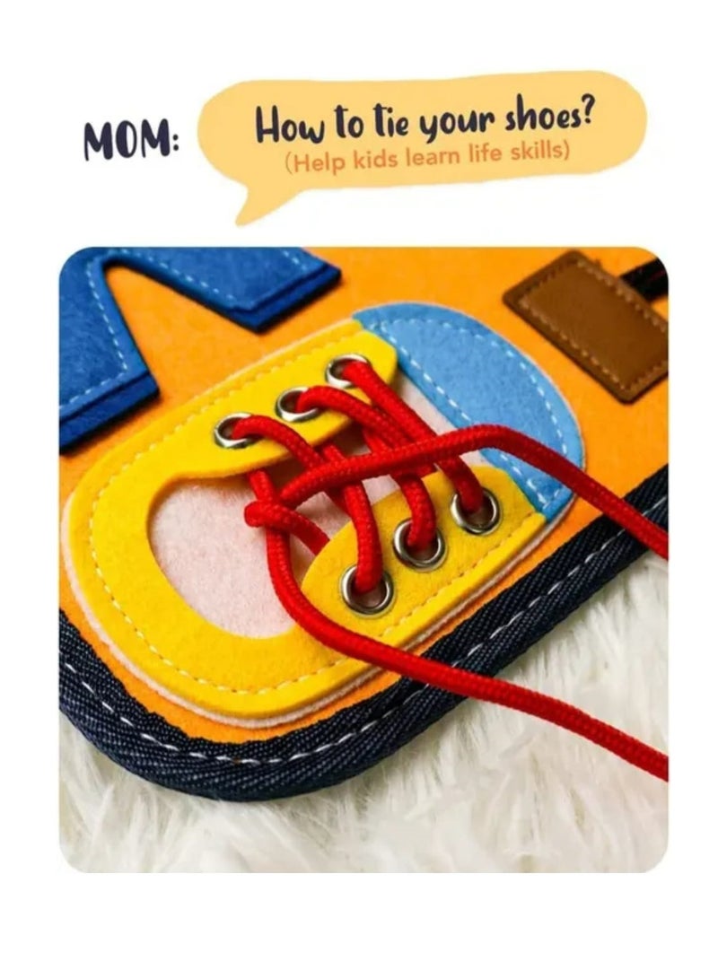 Kids Educational Busy Board – Interactive Learning and Sensory Activity Kit, Educational Toys for Kids, Special Needs Skills Activity - Image 3