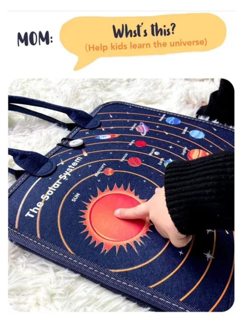 Kids Educational Busy Board – Interactive Learning and Sensory Activity Kit, Educational Toys for Kids, Special Needs Skills Activity - Image 4