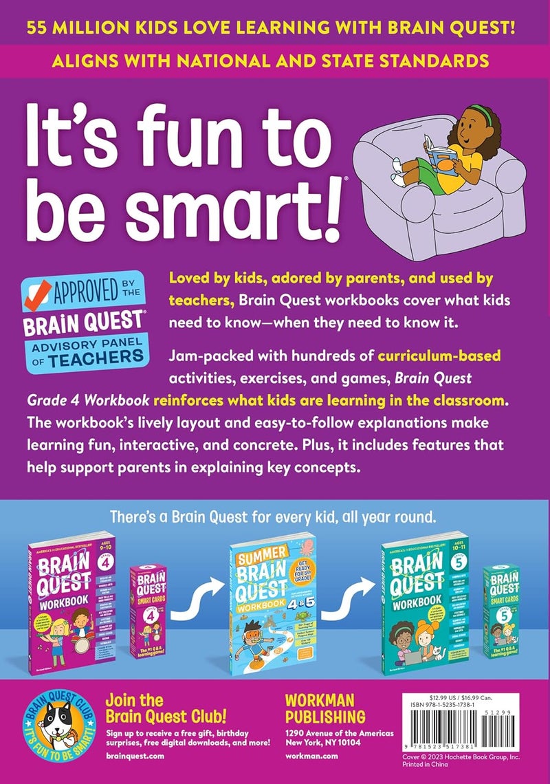 Brain Quest Workbook: 4th Grade (Revised Edition) - Image 2