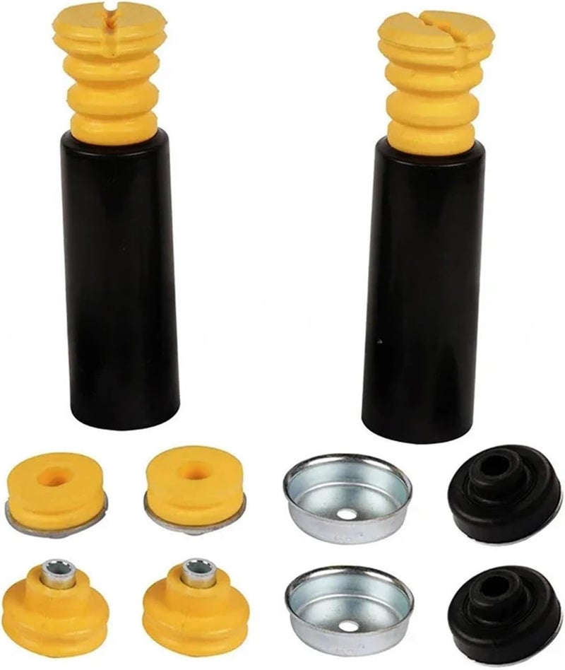 QASULER Car Rear Suspension Strut Bumper Shock Absorber Bump Stop Set - Image 1