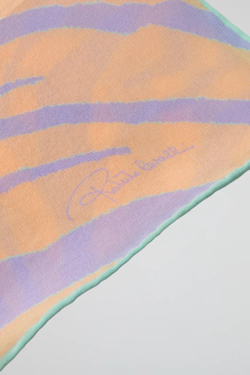 Roberto Cavalli  Roberto Cavalli Pastel Zebra Print Scarf for Women | Best Price UAE