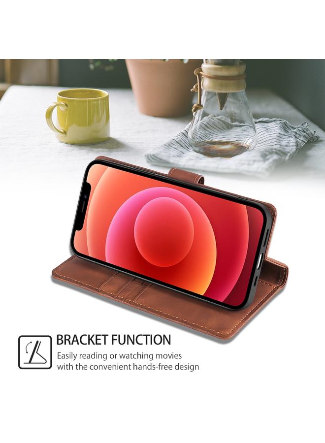 S-TOP Case For iPhone 16 Plus Skin Feel Crocodile Magnetic Clasp Leather Phone Case - Image 5