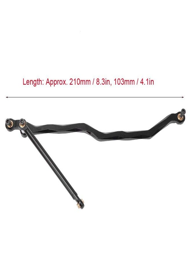 Tbest RC Car Steering Rod, RC Car Steering Pull Rod RC Tie Rod Link Rod Fit for 90018 1/10 RC Car Axial Wraith Steering Links Scx10 Ii Links - Image 4
