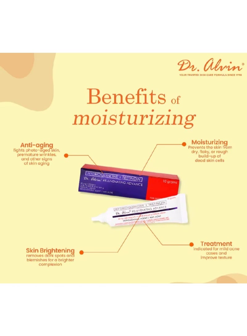 دي آر. ألفين كريم دكتور ألفين® المُجدد المُتقدم (هيدروكينون ٤٪ + تريتينوين ٠٫٠٢٥٪) - Image 3