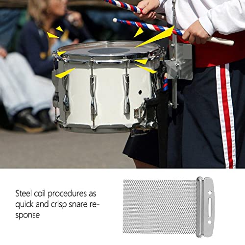 Dilwe Half Design Snare Drum Wire, Steel Half Design Drum Wire for Children Snare Drum Cajon Box Drum (40 Strand) - Image 2