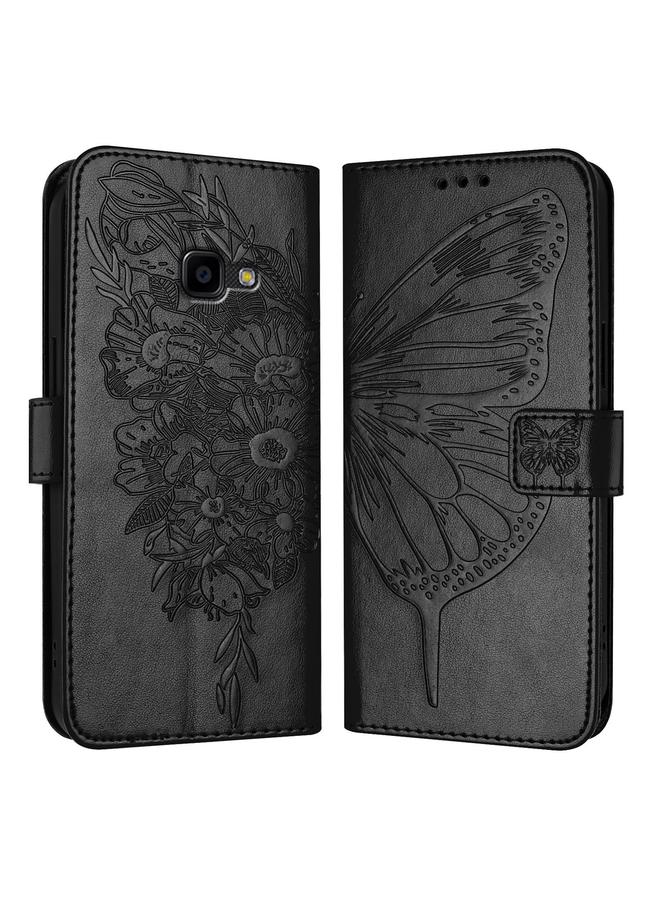 S-TOP Case For Samsung Galaxy Xcover 4s / Xcover 4 Embossed Butterfly Leather Phone Case - Image 1