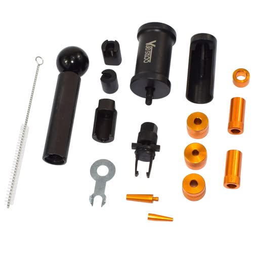 Yuesstloo Fuel Injector Puller Removal Installer Kit, Compatible with Audi VW 1.4 1.6 1.8 2.0 2.7 3.0 3.2 3.6 V6 4.2 V8 FSI TSI, with Carrying Case & Gloves - Image 2