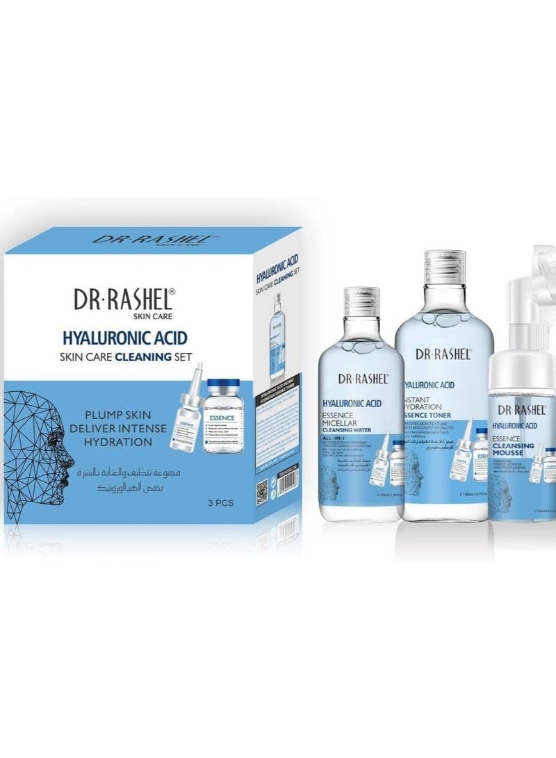3-Piece Hyaluronic Acid Cleansing Care Set