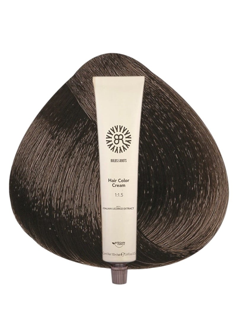 بي ار صبغه BR الايطاليه نباتيه 100%  للتلوين الشعر رقم 4.08   100 ملليلتر - Image 1