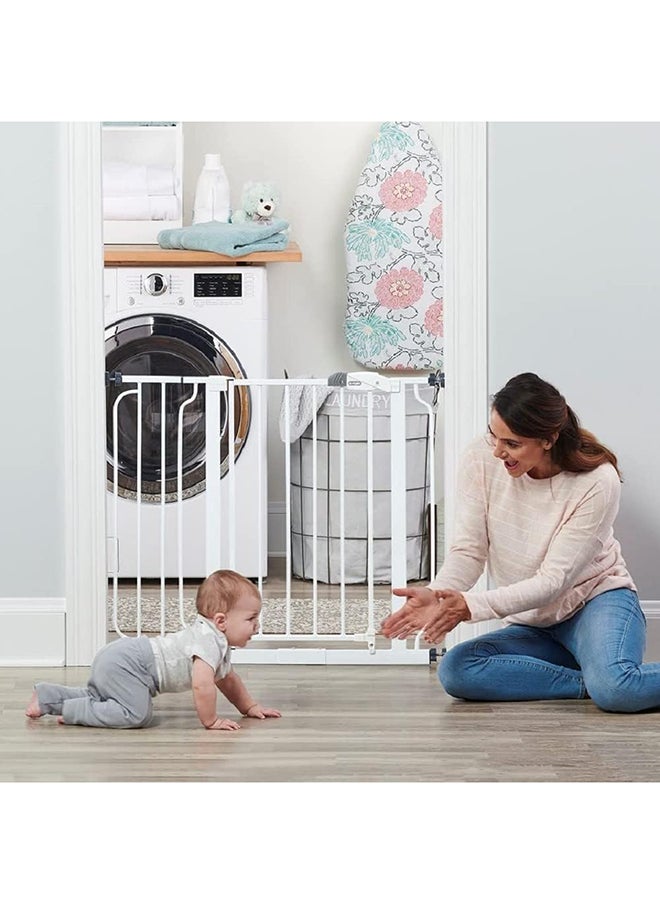 Regalo Easy Step 38.5-Inch Wide Walk Thru Baby Gate, Includes 6-Inch Extension Kit, Pressure Mount Kit, Wall Cups  - Image 3