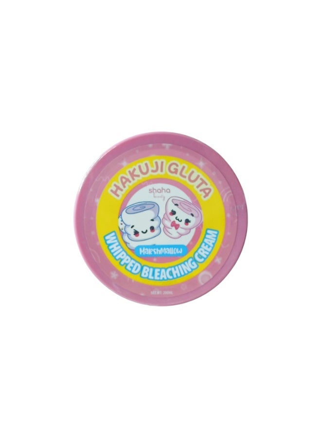 شاها كريم تفتيح البشرة المخفوق هاكوجي جلوتا من شاها بيوتي برائحة المارشميلو 200 مل - Image 3