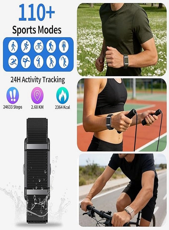 Smart Bracelet,Smart Health Wristband for Man&Women,Wearable Activity & Fitness Tracker Band, 24H Sleep Tracker,Health Data Monitor, Multi-Sport Mode Smart Wristband with Free APP - Image 4