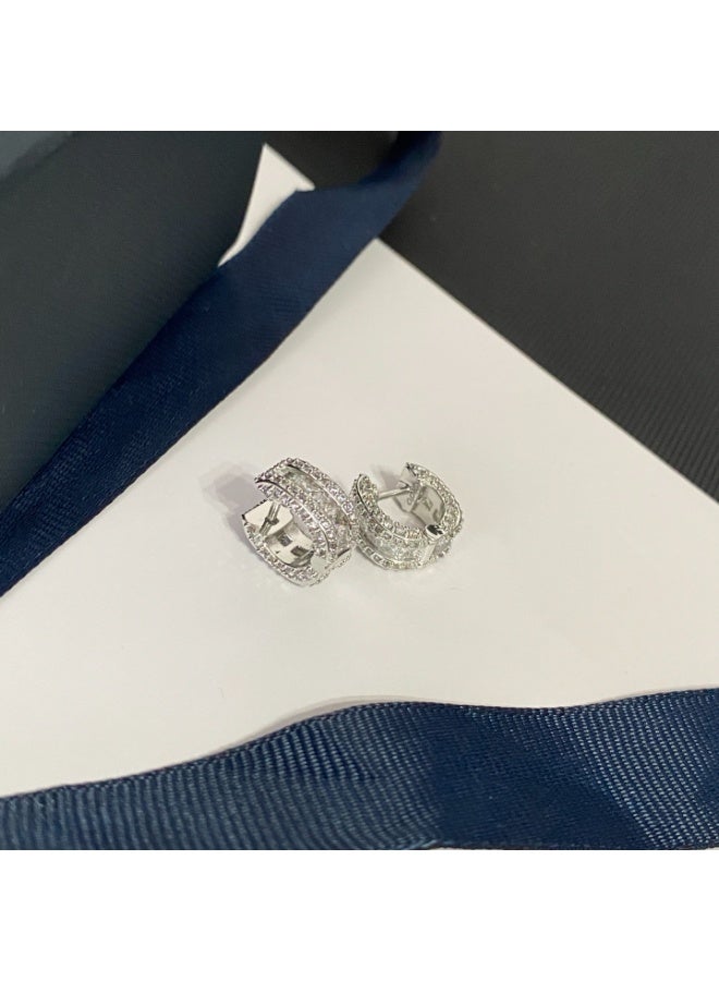 general Earrings all copper gold-plated, fashionable, generous, and beautiful - Image 1