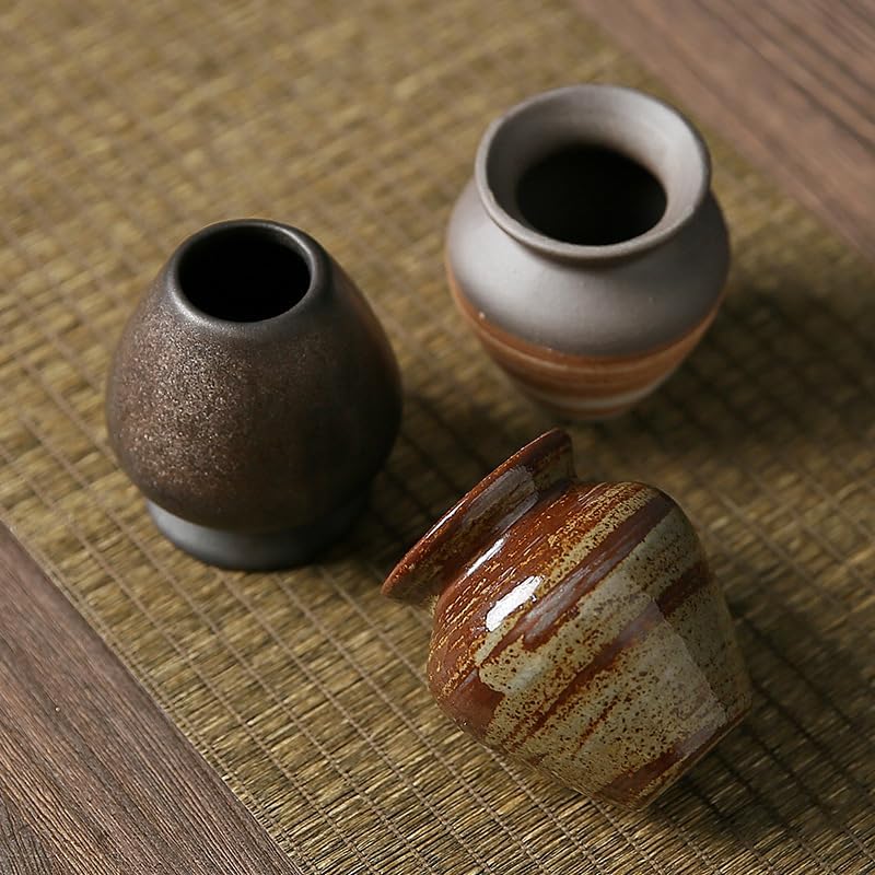 ZUHSA Matcha Tea Whisk Holder Ceramic Holder for Bamboo Matcha Chasen fit for Matcha Chasen Tea Set Accessories (Black) - Image 3