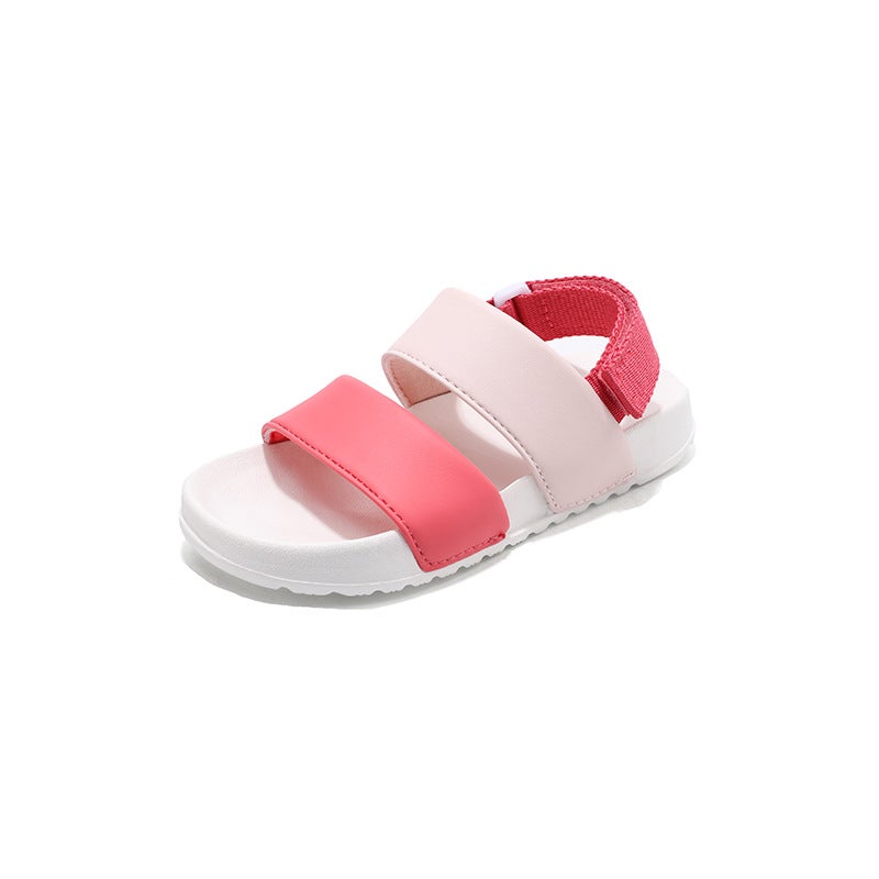 Children'S Sandals 2022 Boys And Girls Kids Baby Soft Bottom Open Toe Sports Beach Shoes - Image 1