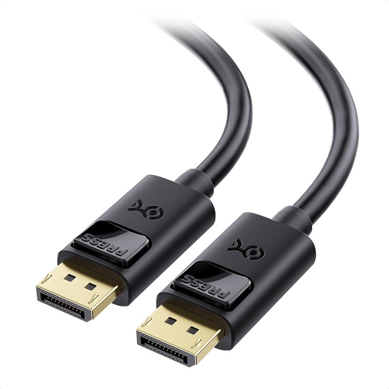 CableMatters [معتمد من VESA] كابل DisplayPort 1.4 قصير بسرعة 32.4Gbps - 3 أقدام، يدعم 8K 60Hz، 4K 240Hz مع FreeSync، G-SYNC، HDR لشاشات الألعاب، RTX 4080/4090، RX 6800/6900 - Image 1