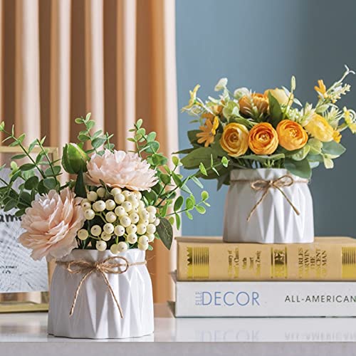 Anktily Dried Flowers Vase Concrete Flower Pot Silicone Mold Succulent Plants Cement Plaster Clay Mold Candle Jar/Pen Container/Makeup Brush Storage Mould - Image 5