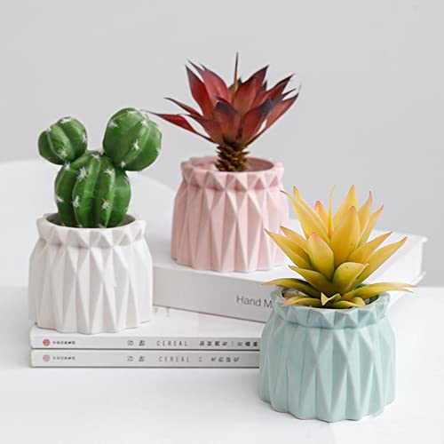 Anktily Dried Flowers Vase Concrete Flower Pot Silicone Mold Succulent Plants Cement Plaster Clay Mold Candle Jar/Pen Container/Makeup Brush Storage Mould - Image 4