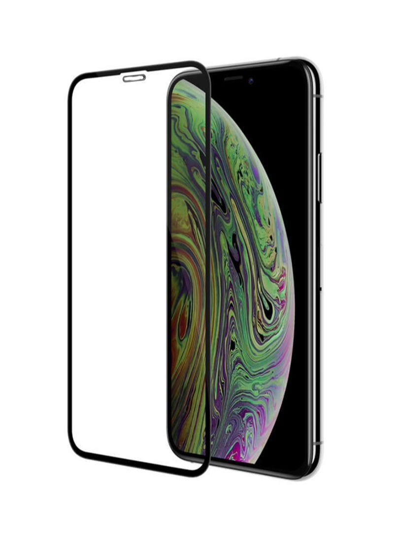 واقي شاشة زجاجي مقوى لهاتف Apple iPhone 11 - أسود - Image 3