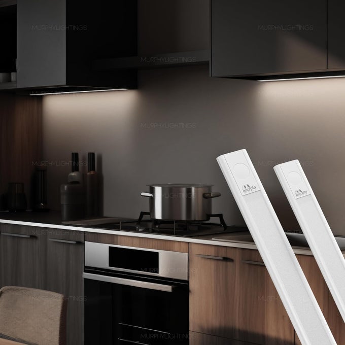 1 FEET LED UNDER CABINET LIGHTING 4W UNDER CABINET AND UNDER COUNTER LIGHTING LED PROFILE LIGHT COOL WHITE PACK OF 8