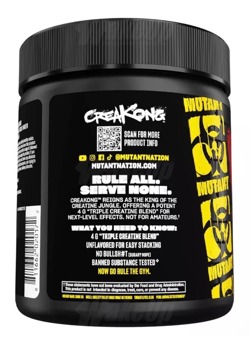 ميوتانت مكمل كرياتين متطور من كريكونج، 300 غرام، 75 حصة - Image 2