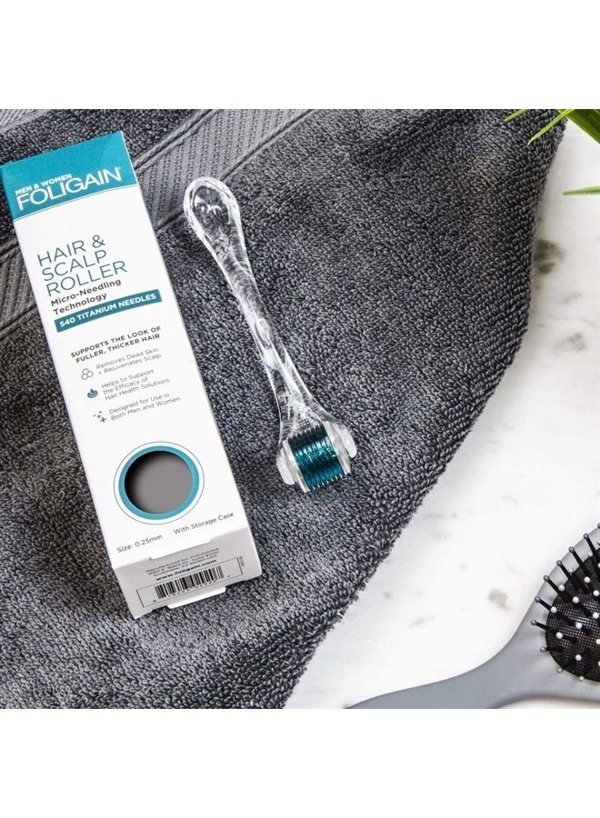 FOLIGAIN Hair & scalp roller with 540 titanium needles - Image 4