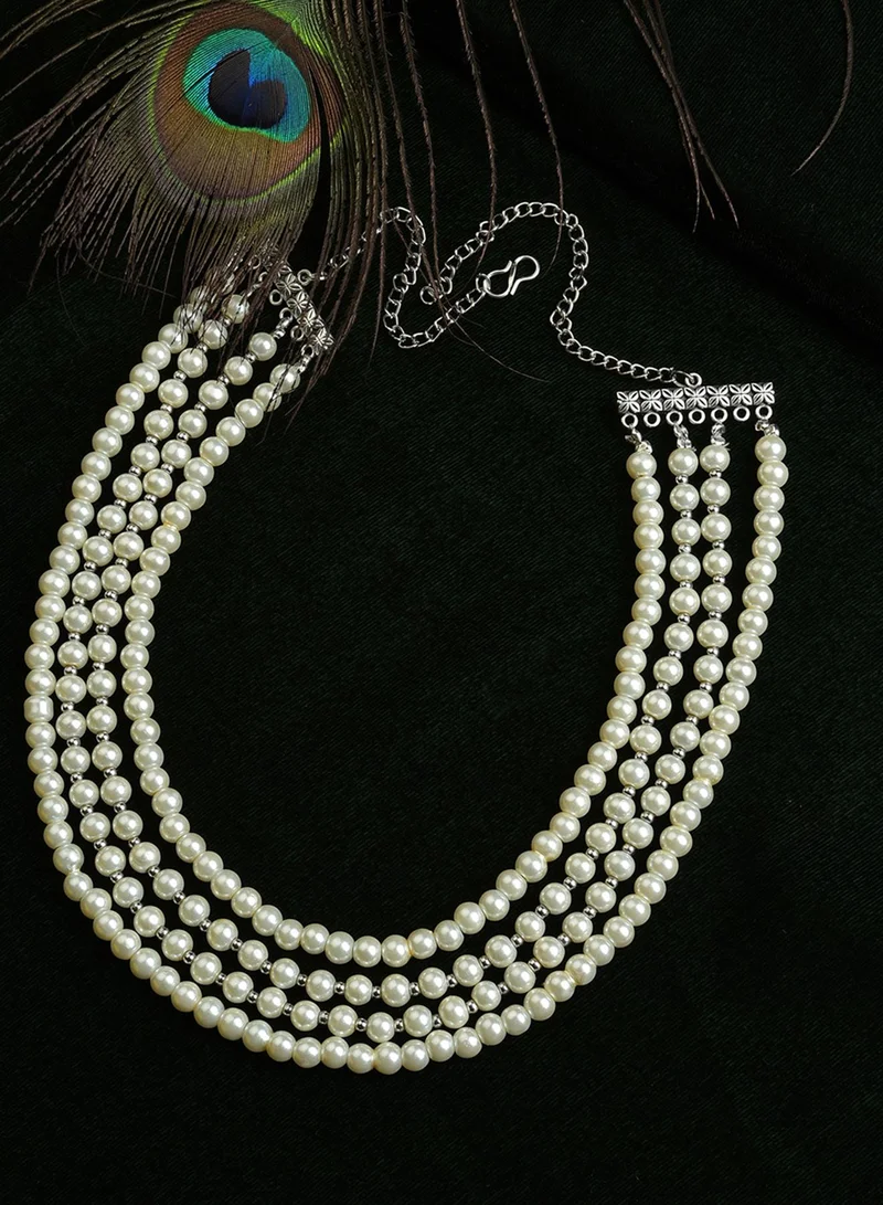 SOHI Statement Pearls Artificial Necklace Jewellery