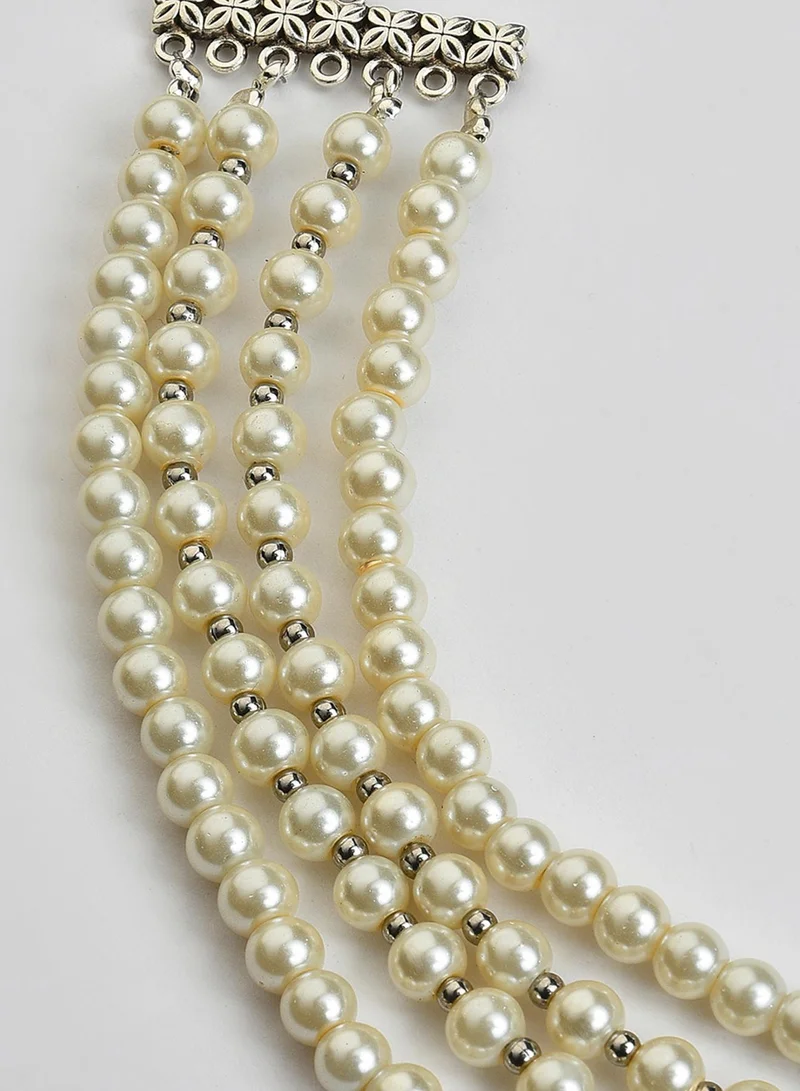 SOHI Statement Pearls Artificial Necklace Jewellery