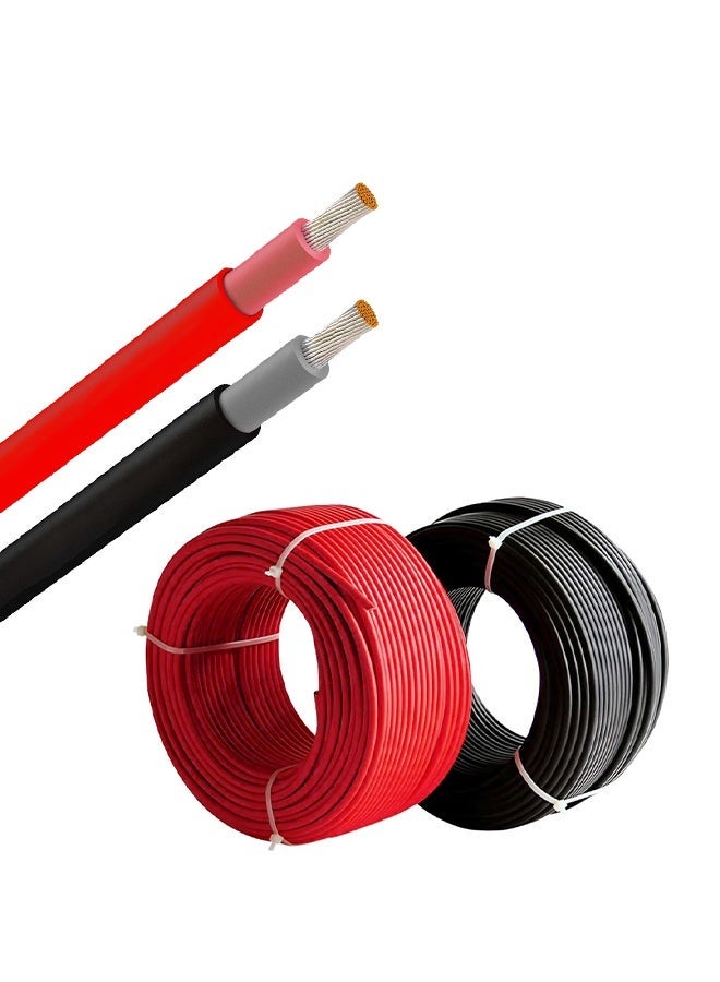 Maxima 30MM Solar Cable 4mm Single Core, Heavy Duty Solar Power Cable, Durable Weather Resistant Wire for Solar Panels & Electrical Use - Image 1