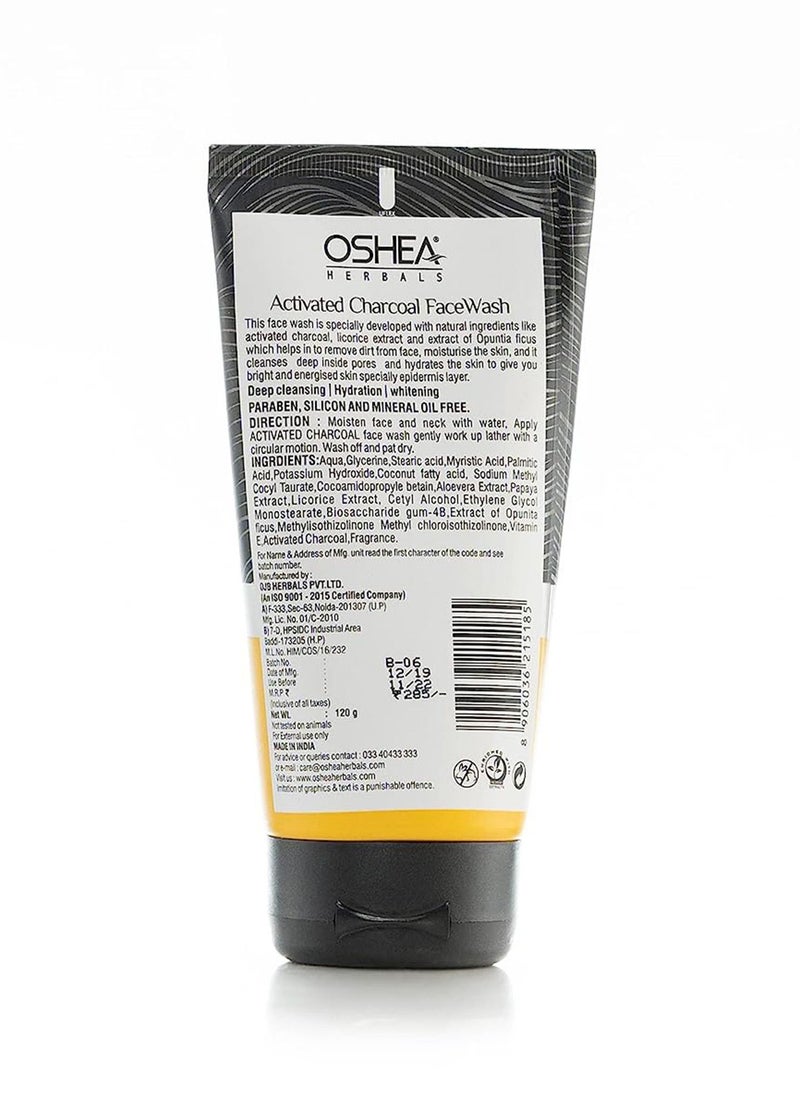 OSHEA غسول الوجه بالفحم النشط من أوشيا هيربالز 120 مل - Image 2