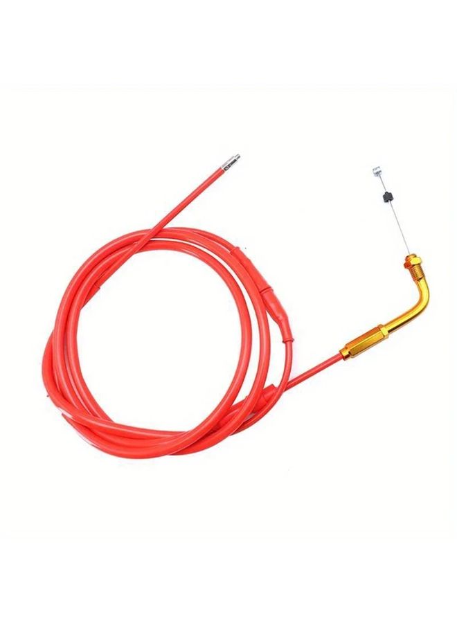Blue Motorcycle 90 Degree Elbow Throttle Cable Adjuster Repair Part - Image 5