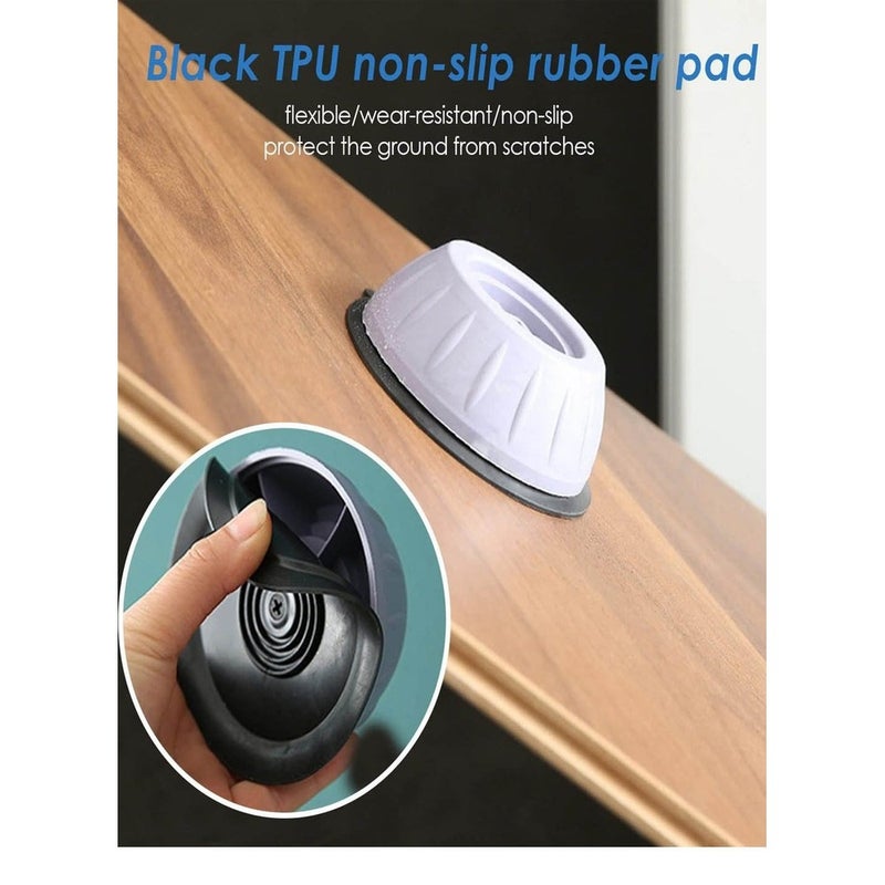 Anti-vibration washing machine feet set, 4 pieces - Image 2