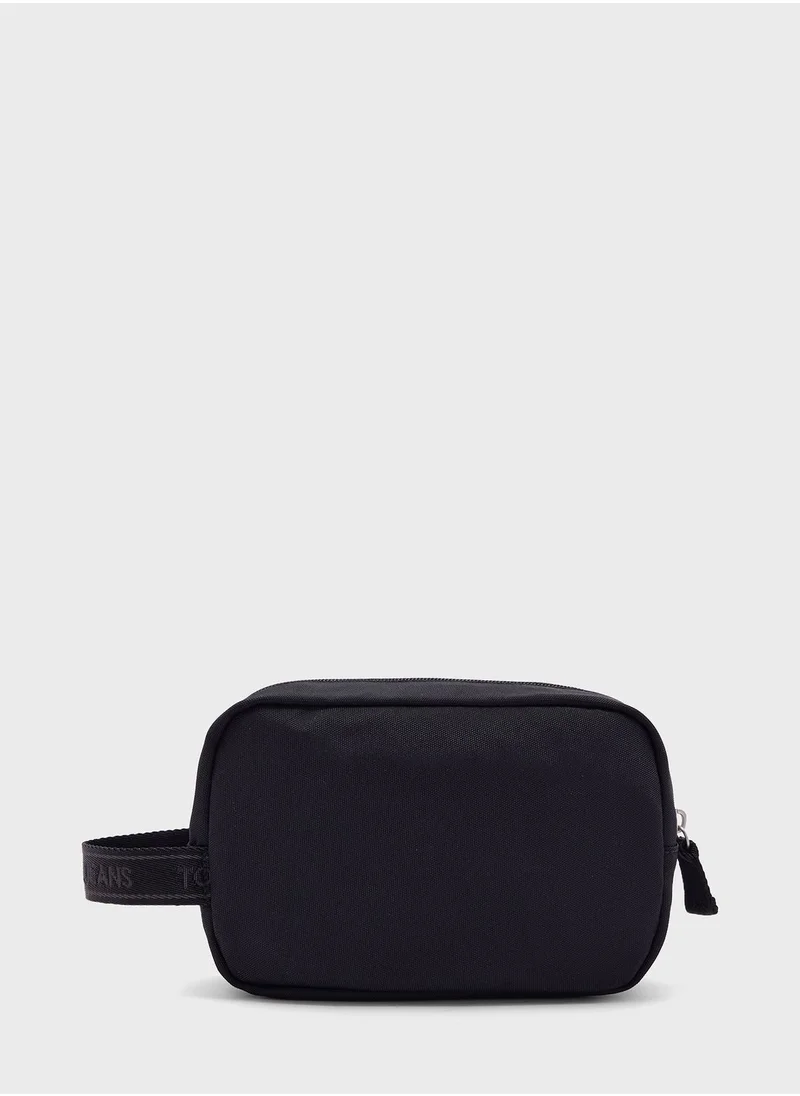 TOMMY JEANS Heritage Leather Washbag