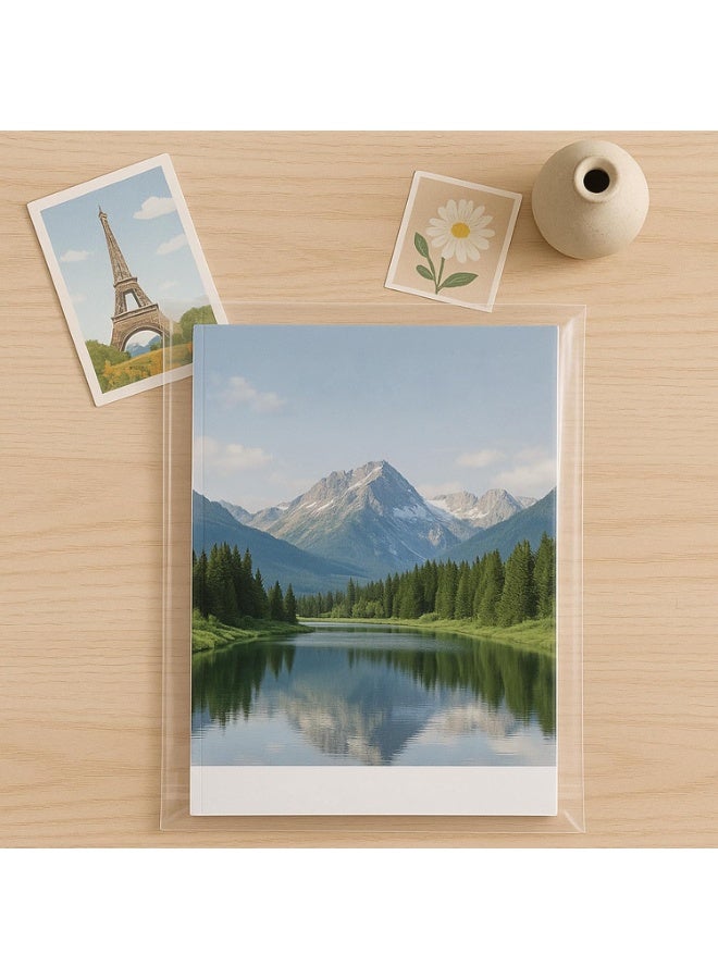 نيونيكس 100 كيس سيلوفان شفاف قابل لإعادة الغلق من السيلوفان لأكياس الوجبات الخفيفة لتعبئة البسكويت والهدايا والمنتجات، 7 × 9 بوصة (18*23 سم) - Image 5