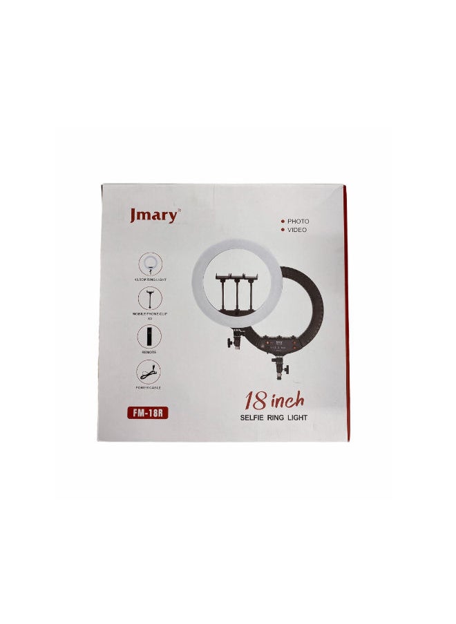 Jmary SELFIE RING LIGHT 18 INCH FM-18R  - Image 2